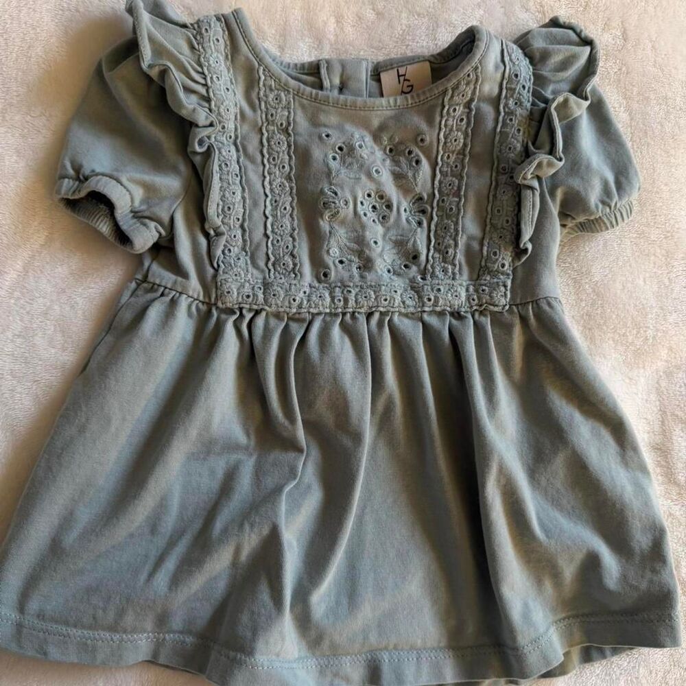 Unbranded Women's Green and Blue Dress